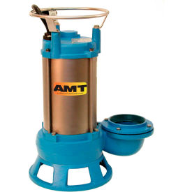 AMT 5767-95 CI Submersible Shredder Sewage Pump Double Mechanical Seal 4