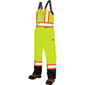 Tough Duck Ripstop Insulated Safety Bib Overall M Fluorescent Green S87611-FLGR-M