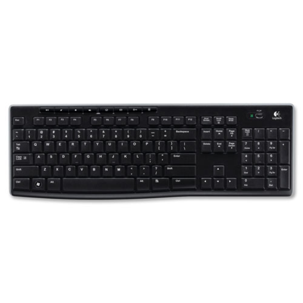Logitech K270 Wireless Keyboard, Black, 10459982 MPN:920-003051
