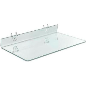 Global Approved 556014 Acrylic Shelf For Pegboard/Slatwall 16