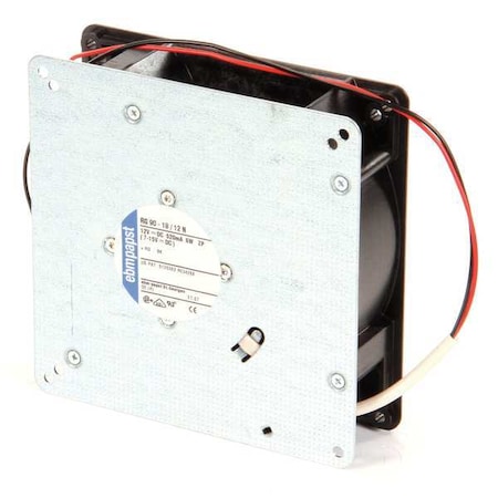 Compact Blower, Square, 12V DC, Fiberglass Reinforced Plastic with Galvanized Steel Base MPN:RG90-18/12N