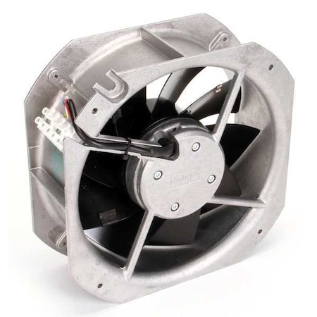 Axial Fan, Square, 24V DC, Cast Aluminum, 8 7/8 in W. MPN:W1G200-HH77-52