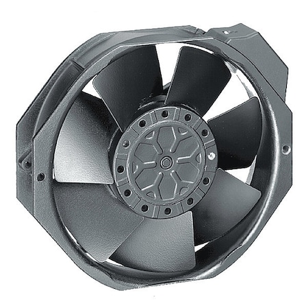 Axial Fan, 115V AC, 1 Phase, Aluminum, 5 15/16 in W. MPN:W2E142-BB05-01