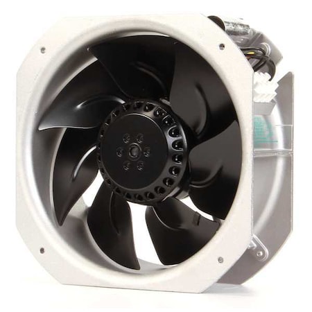 Axial Fan, Square, 230V AC, 1 Phase, Cast Aluminum, 8 7/8 in W. MPN:W2E200-HK38-01