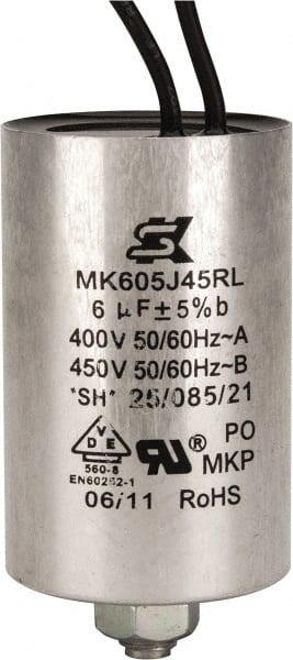 6 Microfarad Rating, Plastic, Blower Capacitor MPN:99285-4-7320
