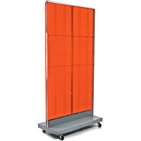 Global Approved 700732-ORG Pegboard Floor Display 32