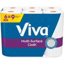 Viva Multi-Surface Choose-A-Sheet Kitchen Roll Paper Towels 2-Ply 11x5.9 83/Roll 24 Rolls/Carton 49413