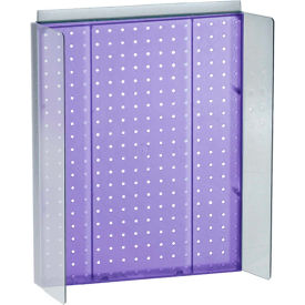 Global Approved 700357-PUR Pegboard Powerwing Display 16