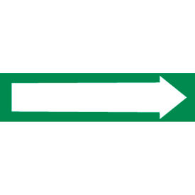 Pressure-Sensitive Pipe Marker - Direction Arrow Green H2051G