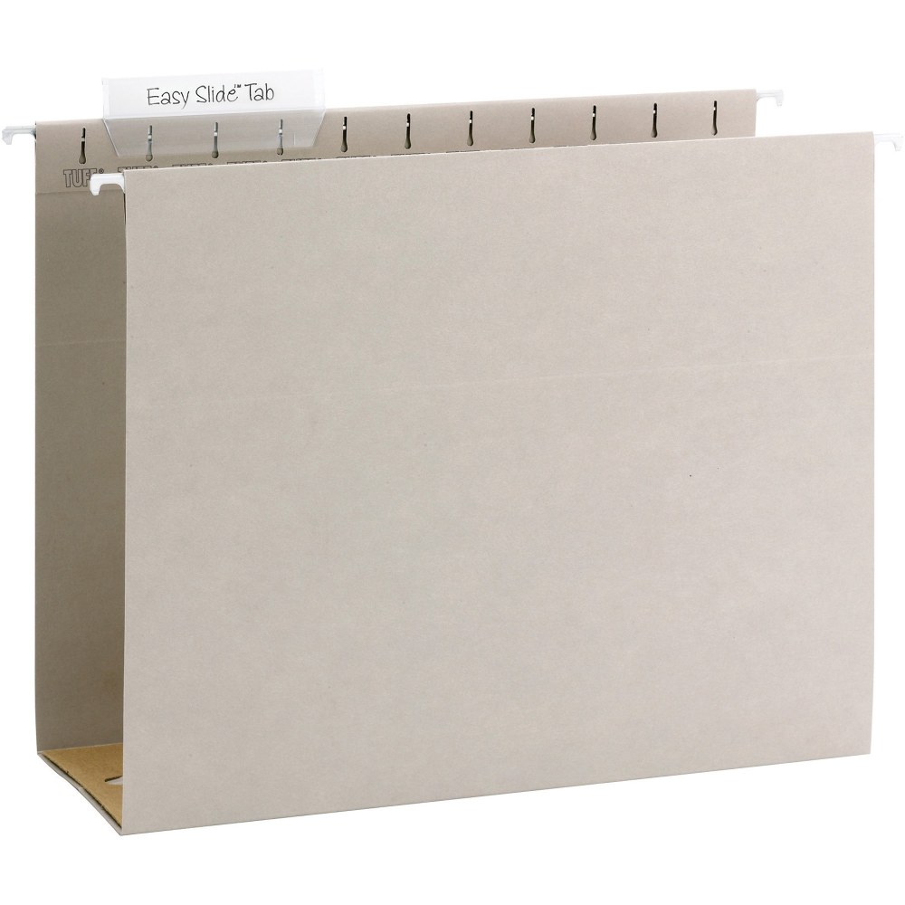 Smead TUFF 1/3 Tab Cut Letter Recycled Hanging Folder - 8 1/2inx11in - 4in Expansion - Top Tab Location - 64242 MPN:64242