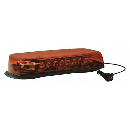 Mini Lightbar, LED, Amber, 15