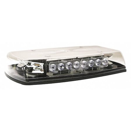 Mini Lightbar, LED, Amber/Clear, 15