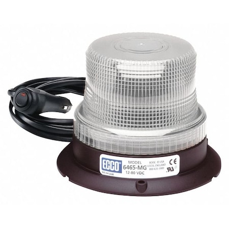 Beacon Light, Clear, Flashing MPN:6465C-MG