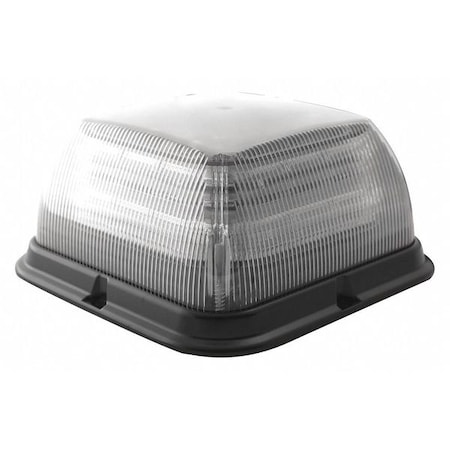 Beacon Light, Amber, Clear, 3-5/16
