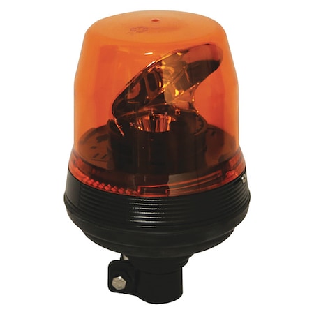 Rotating Beacon, Amber, Pedestal, 6