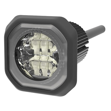 Strobe Light, LED, 12-24V DC, Variable FPM, Not Applicable Dia., Bracket MPN:ED9040A