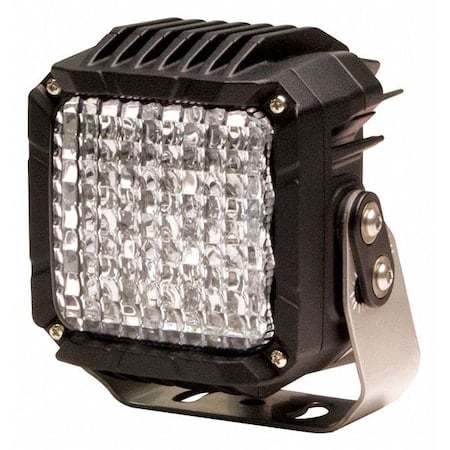 Flood Light, 4950 lm, Square, LED, 4-1/2