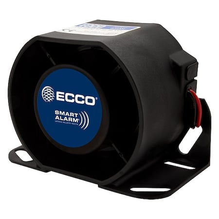 Back Up Alarm, Black, 4-13/64