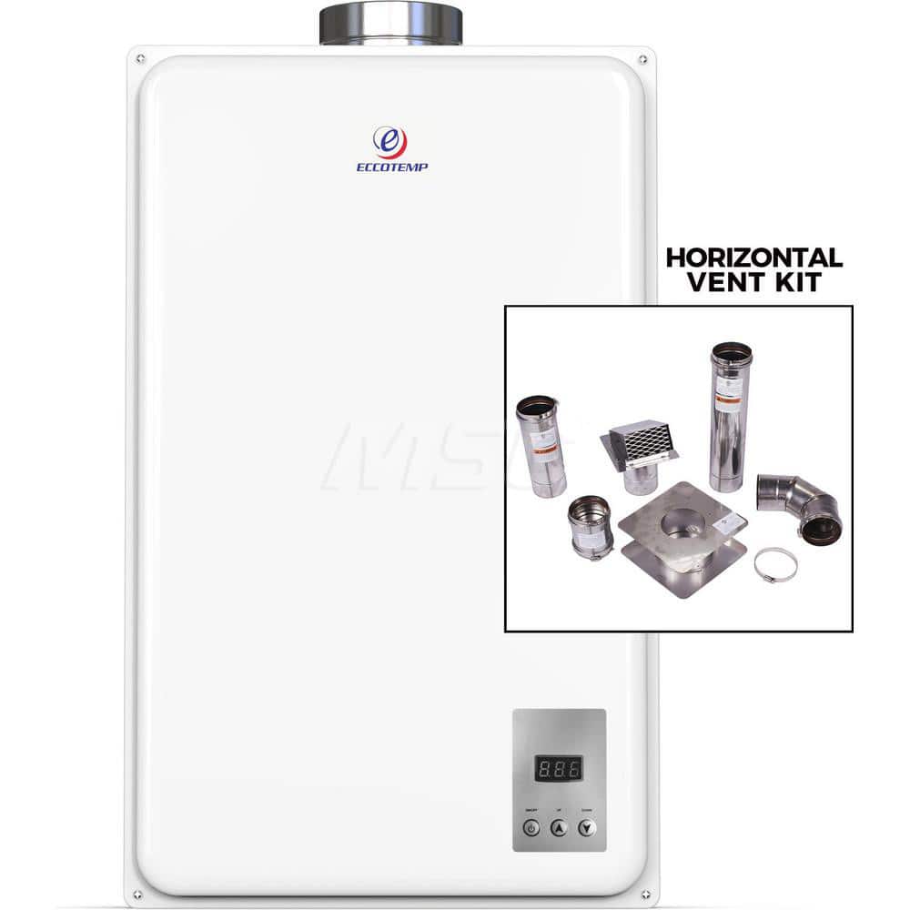 Gas Water Heaters, Inlet Size (Inch): 3/4 , Commercial/Residential: Residential , Fuel Type: Liquid Propane (LP) , Pilot Light Window: No , Tankless: Yes  MPN:45HI-LPH