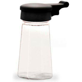 Vollrath® 322-06 - Salt & Pepper Shaker Polycarbonate Black Flip Top 2 Oz. - Pkg Qty 72 322-06