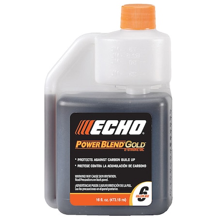 2-Cycle Engine Oil, Bottle, 16 oz, Synthetic Blend, Not Specified, ISO-L-EGD Certified MPN:6450006GE