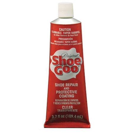 Construction Adhesive, Shoe GOO® Series, clear, 1 to 3 day Full Cure, 10.2 oz, Cartridge MPN:110011