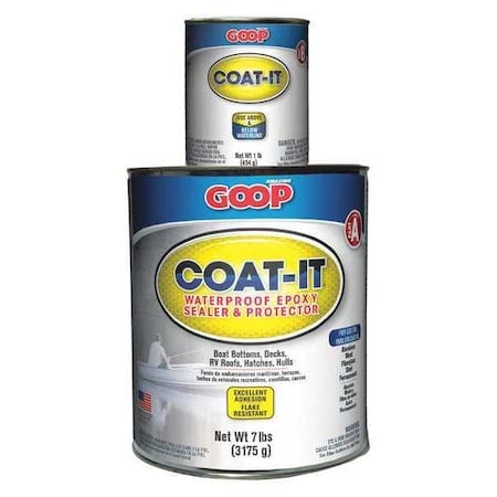 Epoxy Sealer, Gray, 8 lb, 80 sq ft, Amazing Goop Series MPN:5400060G
