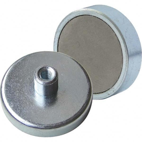 Ceramic Pot Magnets; Diameter (Inch): 0.9840; 25 mm; 0.984 in; Countersunk Hole Size: M4; Height (Inch): 7 mm; 0.275 in; Height (mm): 7 mm; 0.275 in; 7.00; Average Pull Force (Lb.): 4 kg; 8.8; 8.8 lb; Tap Size: M4; Maximum MPN:E864