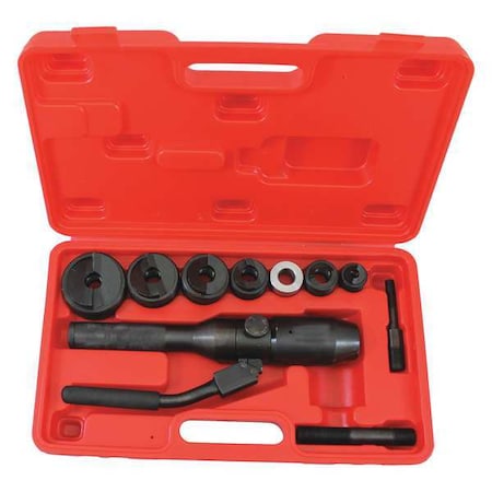 10 Piece Hydraulic Knockout Punch, 10 ga. MPN:902-482