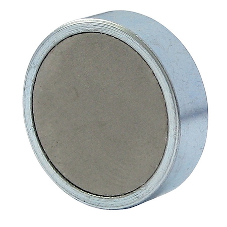 Samarium Cobalt Shallow Pot Magnet, Pull Force:2.4lb, PK20 MPN:E761
