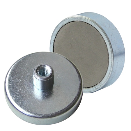 Ceramic Pot magnet, Pull Force:154.0lb MPN:E873