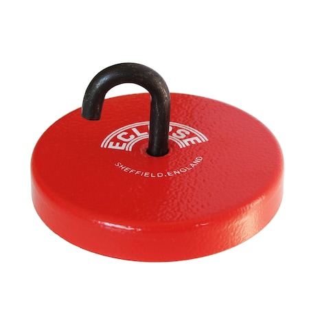 Ferrite Shallow Pot Magnet, Pull Force:13.2lb, PK5 MPN:E890