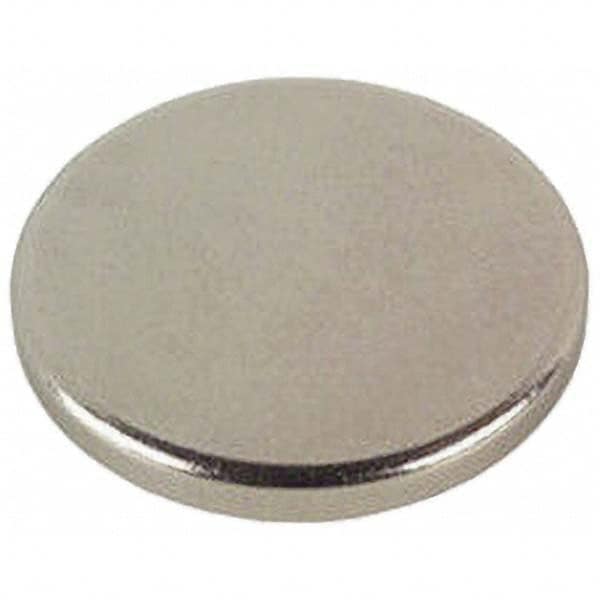 Rare Earth Disc & Cylinder Magnets, Rare Earth Metal Type: Neodymium Rare Earth, Neodymium , Diameter (Inch): 0.375in , Overall Height: 0.125in  MPN:N488