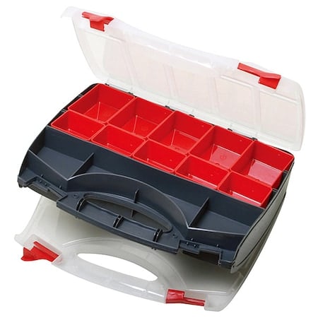 Compartment Box with 15 compartments, Plastic, 3 in H x 11 in W MPN:SB-3428SB