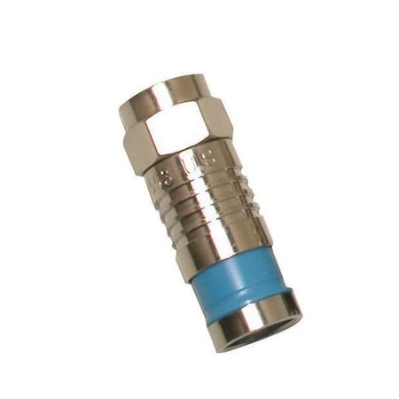F Connector for RG6 Quad, PK10 MPN:705-002-BU-10