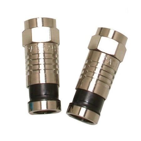 F Connector for RG59/U, PK10 MPN:705-003-BK-10