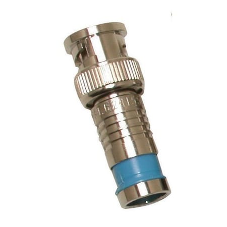 BNC Connector, RG6 Quad, PK50 MPN:705-007-BU-50