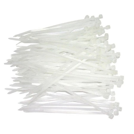 Cable Tie, 7-7/8 in L, Natural, 100 PK MPN:902-015