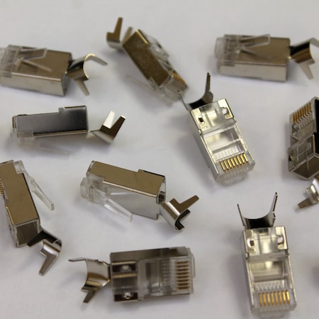 QuikThru Modular Plugs, CAT5e/6, PK10 MPN:902-563-10
