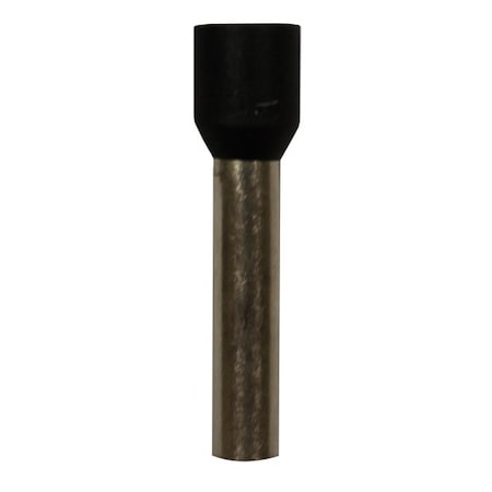 Wire Ferrule, Black, 10 AWG, 18mm, PK100 MPN:701-020