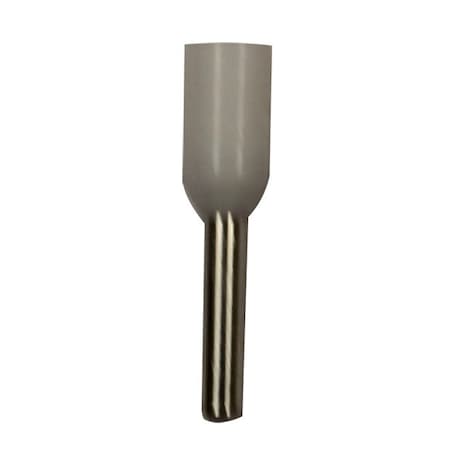 Wire Ferrule, White, 20 AWG, 6mm, PK500 MPN:701-029