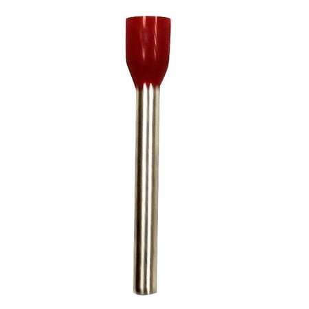 Wire Ferrule, Red, 16 AWG, 18mm, PK200 MPN:701-033