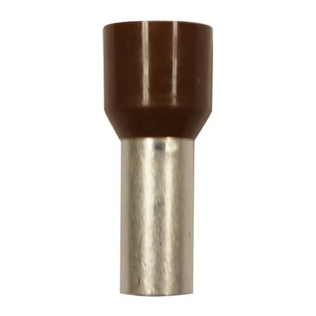 Wire Ferrule, Brown, 4 AWG, 16mm, PK50 MPN:701-042