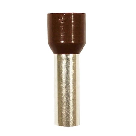 Wire Ferrule, Brown, 4 AWG, 22mm, PK50 MPN:701-043