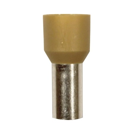 Wire Ferrule, Beige, AWG 2, 16mm, PK25 MPN:701-044