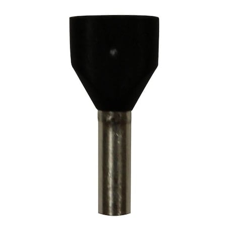 Wire Ferrule, Black, Twin, PK100 MPN:701-091-100