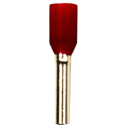 Wire Ferrule, Red, 18 AWG, PK100 MPN:701-099-100