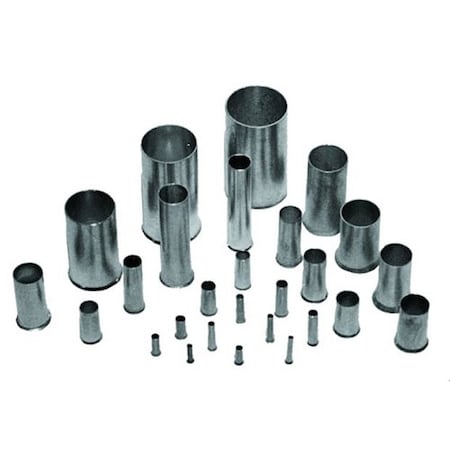 Wire Ferrule, Uninsulated, 1 AWG, PK100 MPN:701-124