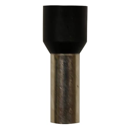 Wire Ferrule, Black, 4 AWG, 18mm B, PK50 MPN:701-133