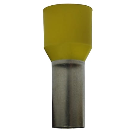 Wire Ferrule, Yellow, 4 AWG, 16mm, PK50 MPN:701-140